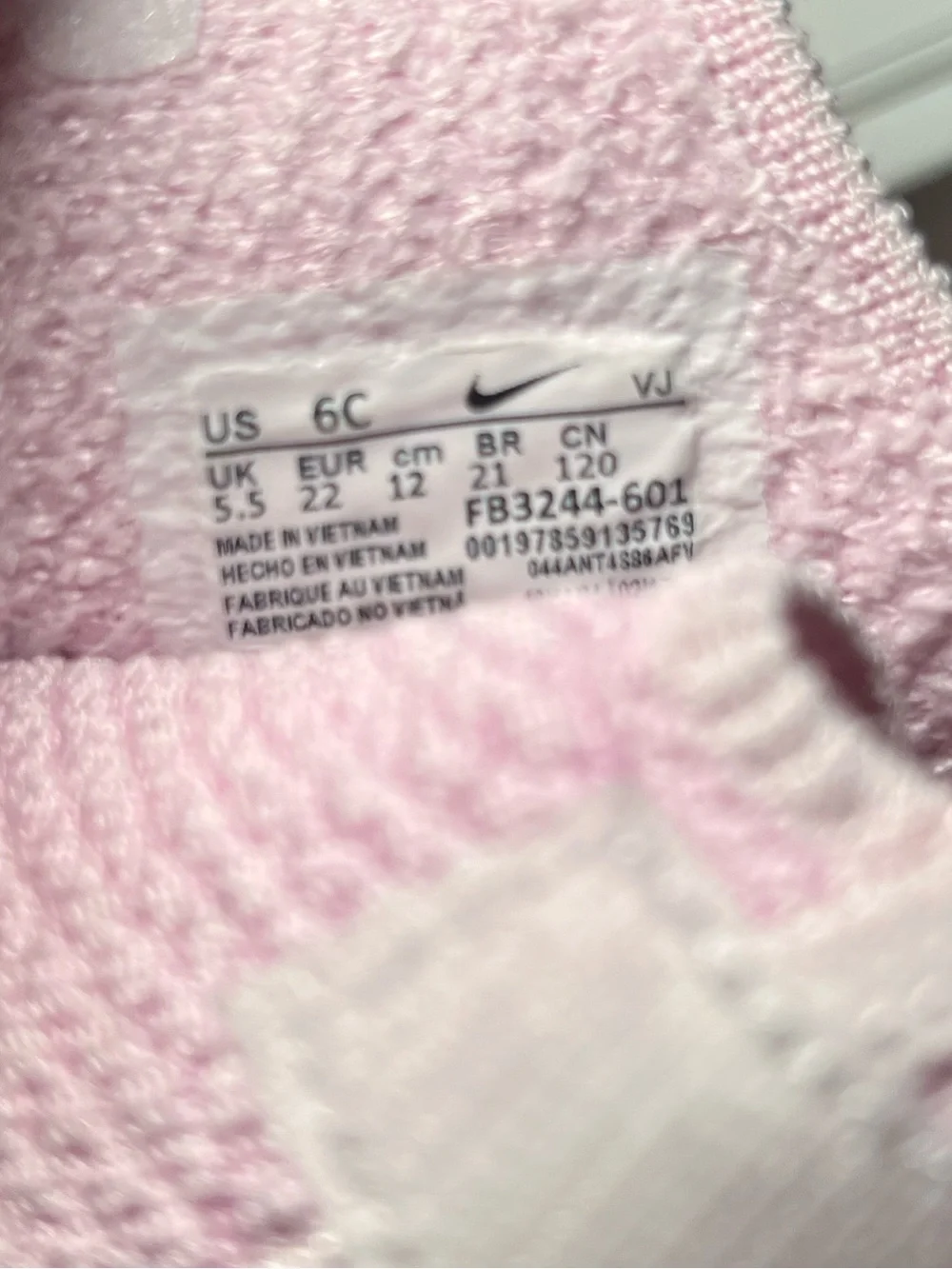 Nike soft pink